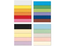 Conf.10 cartoncino bristol color 200gr 100x70cm azzurro 55 favini - Z04459