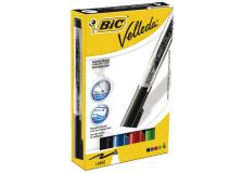 Astuccio 4 marcatori p.tonda whiteboard velleda® liquid ink tank bic® - Z04703