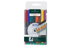 Busta 8 colori pennarello multimark 1,0mm medio faber-castell - Z04744