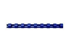 100 dorsi plastici 21 anelli 12mm blu titanium - Z04825