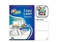 Poliestere adesivo lp4p bianco 70fg A4 210x148mm (2et/fg) laser tico - Z04935