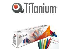 50 dorsi rilegafogli 8mm bianco titanium - Z05011