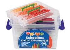 Schoolbox 120 pennarelli punta fine lavabili primo - Z05215