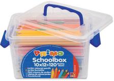 Schoolbox 120 pastelli colorati maxi jumbo 100 fsc in 12 colori primo - Z05229