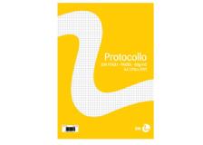 Fogli protocollo A4 60gr 20fg 5mm bm - Z05257