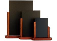 Lavagna da tavolo mogano a6-15,5x17x5cm elegant securit - Z05445
