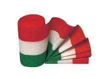 3 rotoli carta crespa tricolore 10mt x 10cm sadoch - Z05494