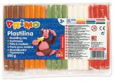 Panetto plastilina 10 colori da 55gr primo - Z05498