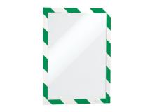 Cornice adesiva rimovibile-magnetica 210x297mm verde-bianco durable - Z05506