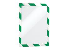 Cornice adesiva rimovibile-magnetica 210x297mm verde-bianco durable - Z05506