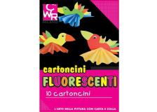 Pack 10 cartoncini fluo 35x50cm 260g colori ass. cwr 334 - Z05606