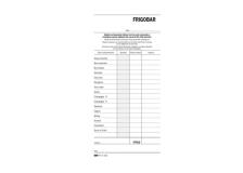 Blocco frigo bar 22x10cm 100fg uso mano e5962 - Z05668