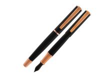 Penna stilografica impressa™ nero-rosegold punta m monteverde - Z05671