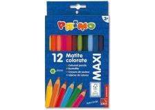 Astuccio 12 pastelli colorati maxi jumbo 100 fsc primo - Z05700