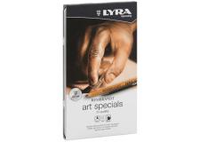 Astuccio metallo assortimento 12 matite rembrant art special schizzo lyra - Z05714