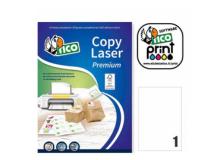 Etichetta adesiva LP4W bianca 100fg A4 210x297mm (1et/fg) Laser Tico - Z05887