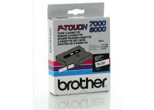 Nastro Brother TX221 nero-bianco - Z06152