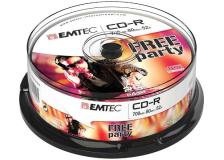 Cd-r emtec 80min/700mb 52x spindle (kit 25pz) - Z06316