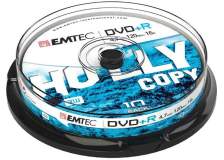 Dvd+r emtec4,7gb 16x spindle (kit 10pz) - Z06358