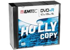 Dvd+r emtec4,7gb 16x slim case (kit 10pz) - Z06359