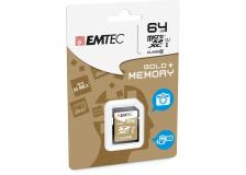 Sdxc emtec 64gb class 10 gold + - Z06369