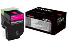 Toner Lexmark 800X3 (80C0X30) magenta - Z07368