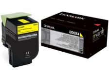 Toner Lexmark 800X4 (80C0X40) giallo - Z07369