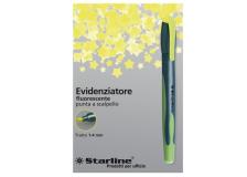 Evidenziatore starline giallo p.scalpello 1-4mm - Z09052