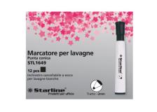 Marcatore per lavagne nero p.tonda 2mm starline - Z09061