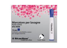 Marcatore per lavagne blu p.tonda 2mm starline - Z09062