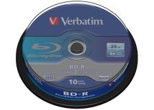 Scatola 10 dvd blu ray bd-r sl 25gb 6x spindle mabl white/blu - Z09430