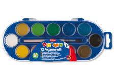 Pastiglie acquerello in 12 colori ø 30mm cmp - Z09620