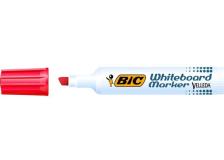Pennarello velleda 1791 punta scalpello whiteboard rosso bic® - Z09794