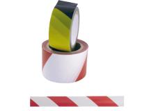 Nastro adesivo 50mmx25mt sicurezza rosso/bianco - Z10136