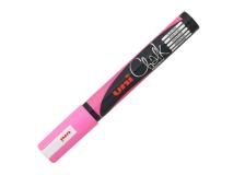 Marcatore a gesso liquido uni chalk rosa fluo p.tonda - Z10387