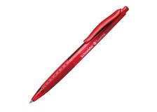 Penna a sfera a scatto suprimo punta media rosso schneider - Z10419