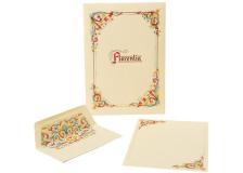 Taschetta 10 fogli lettera 210x297mm con busta linea florentia kartos - Z10825