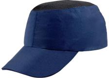 Caschetto anti-urto blu tipo baseball coltan - Z11092