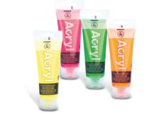 Colore acrilico fine tubo da 75ml fucsia fluo - Z11107