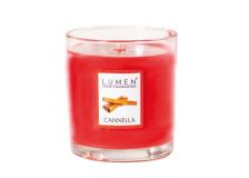 Candela in bicchiere cannella - Z11173