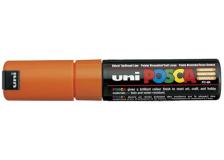 Marcatore uni posca pc8k punta scalpello arancio - Z11492