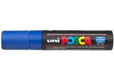 Marcatore uni posca pc17k punta scalpello 15mm blu - Z11497