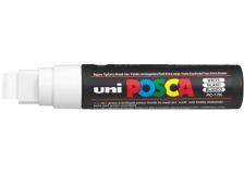 Marcatore uni posca pc17k punta scalpello 15mm bianco - Z11498