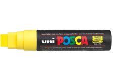 Marcatore uni posca pc17k punta scalpello 15mm giallo - Z11499