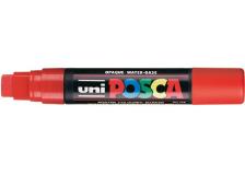 Marcatore uni posca pc17k punta scalpello 15mm rosso - Z11500