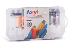 Astuccio 10 colori acrilico 18ml cmp - Z11509