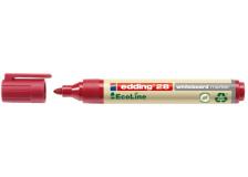 Marcatore rosso per lavagne bianche edding 28 ecoline tratto 1,5 - 3,00mm - Z11542