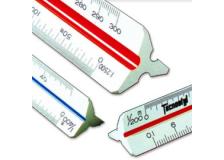 Scalimetro 98/u 30cm (scale 1:1-2-5-20-50-100-200-500-1000-1250-2500)tecnostyl - Z11826