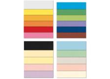 Conf.25 cartoncino bristol color 200gr 50x70cm pistacchio 54 favini - Z11897