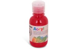 Colore acrilico fine bottiglia da 125ml rosso carminio - Z11955